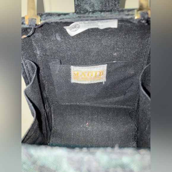 Magid Vintage Damask Cloth Evening Bag Purse Crossbody Small - Picture 4 of 8